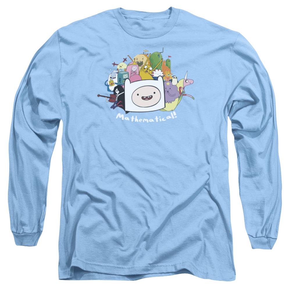 Adventure Time Mathematical Men's 18/1 Cotton Long-Sleeve T-Shirt