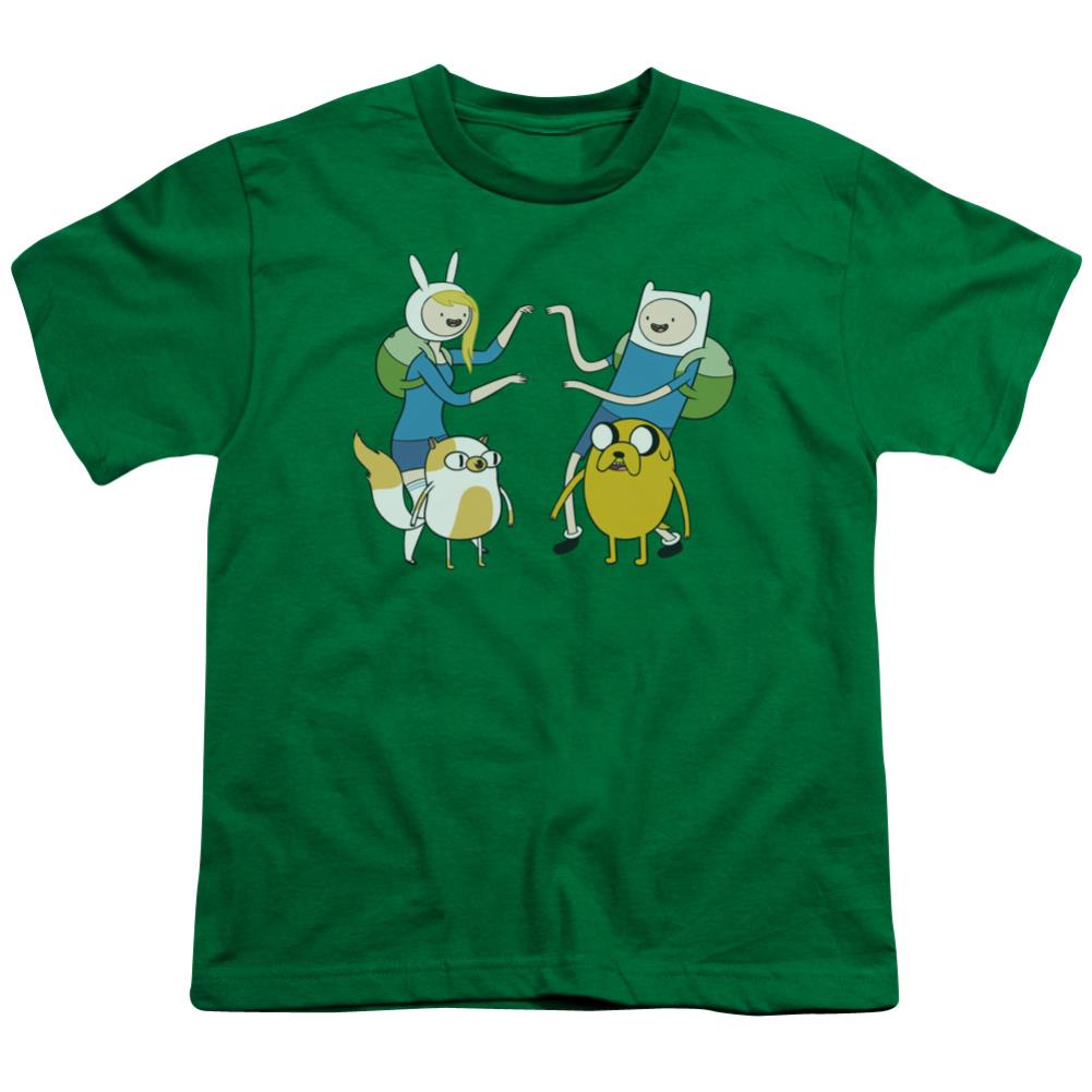 Adventure Time Meet Up Youth 18/1 100% Cotton Short-Sleeve T-Shirt