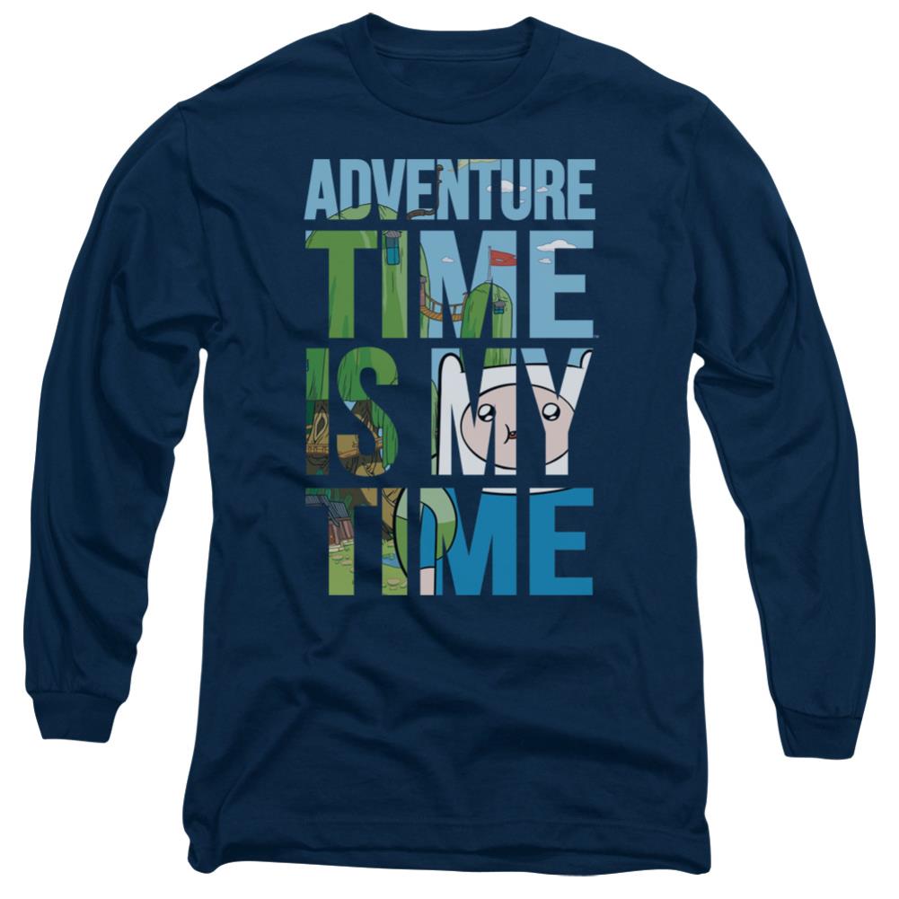 Adventure Time My Time Men's 18/1 Cotton Long-Sleeve T-Shirt