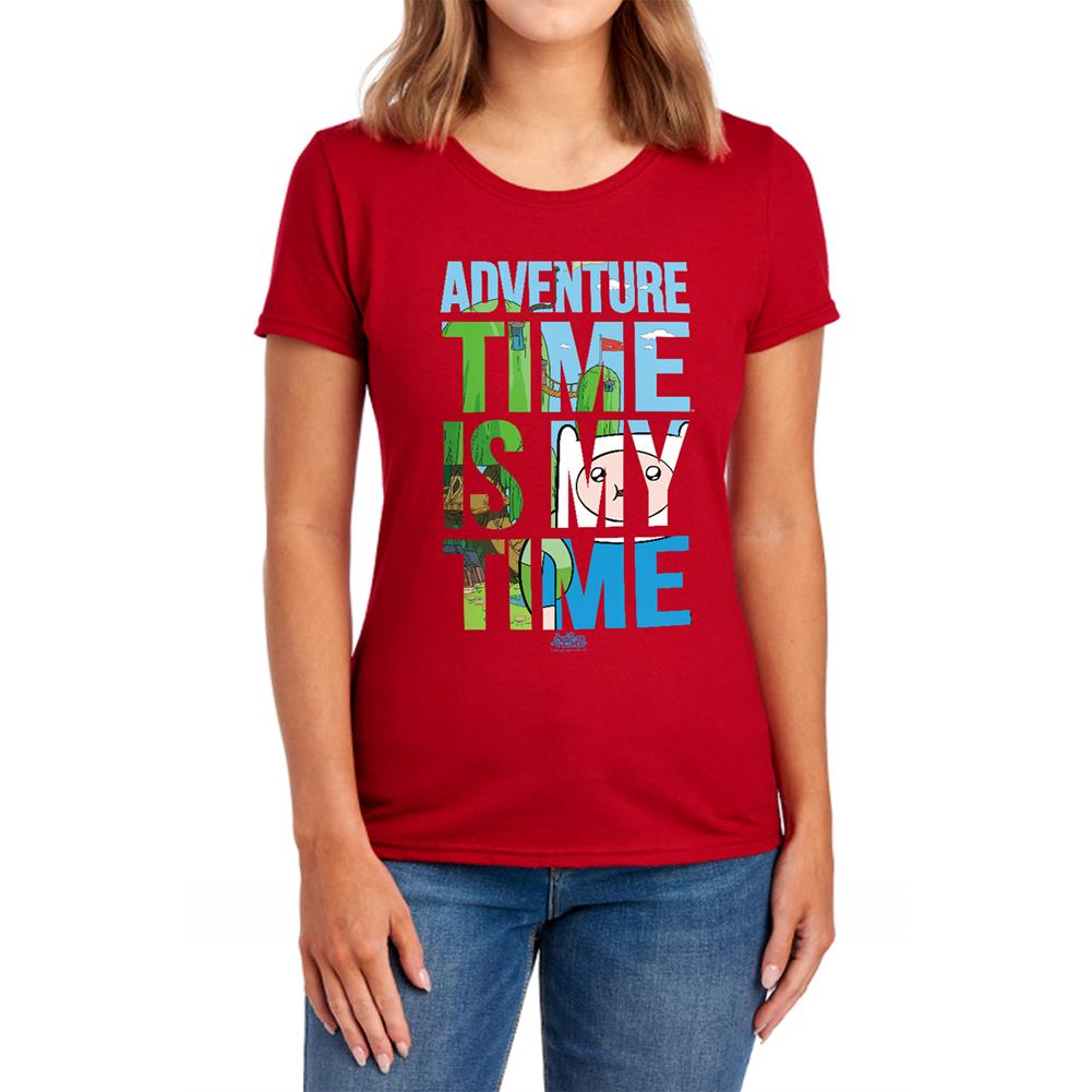 Adventure Time My Time Women's 18/1 Cotton Short-Sleeve T-Shirt