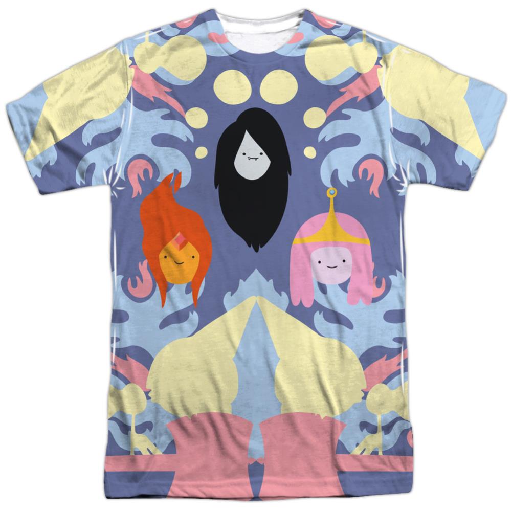 Adventure Time Pb, Fp & Marceline Men's Regular Fit Polyester Short-Sleeve T-Shirt