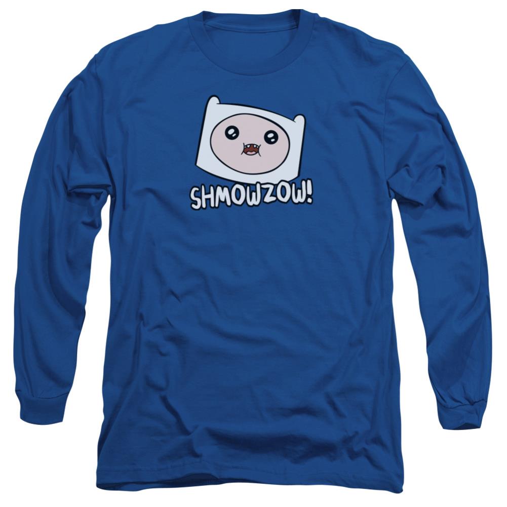 Adventure Time Shmowzow Men's 18/1 Cotton Long-Sleeve T-Shirt