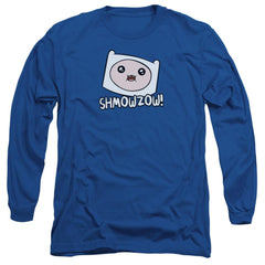 Adventure Time Shmowzow Men's 18/1 Cotton Long-Sleeve T-Shirt