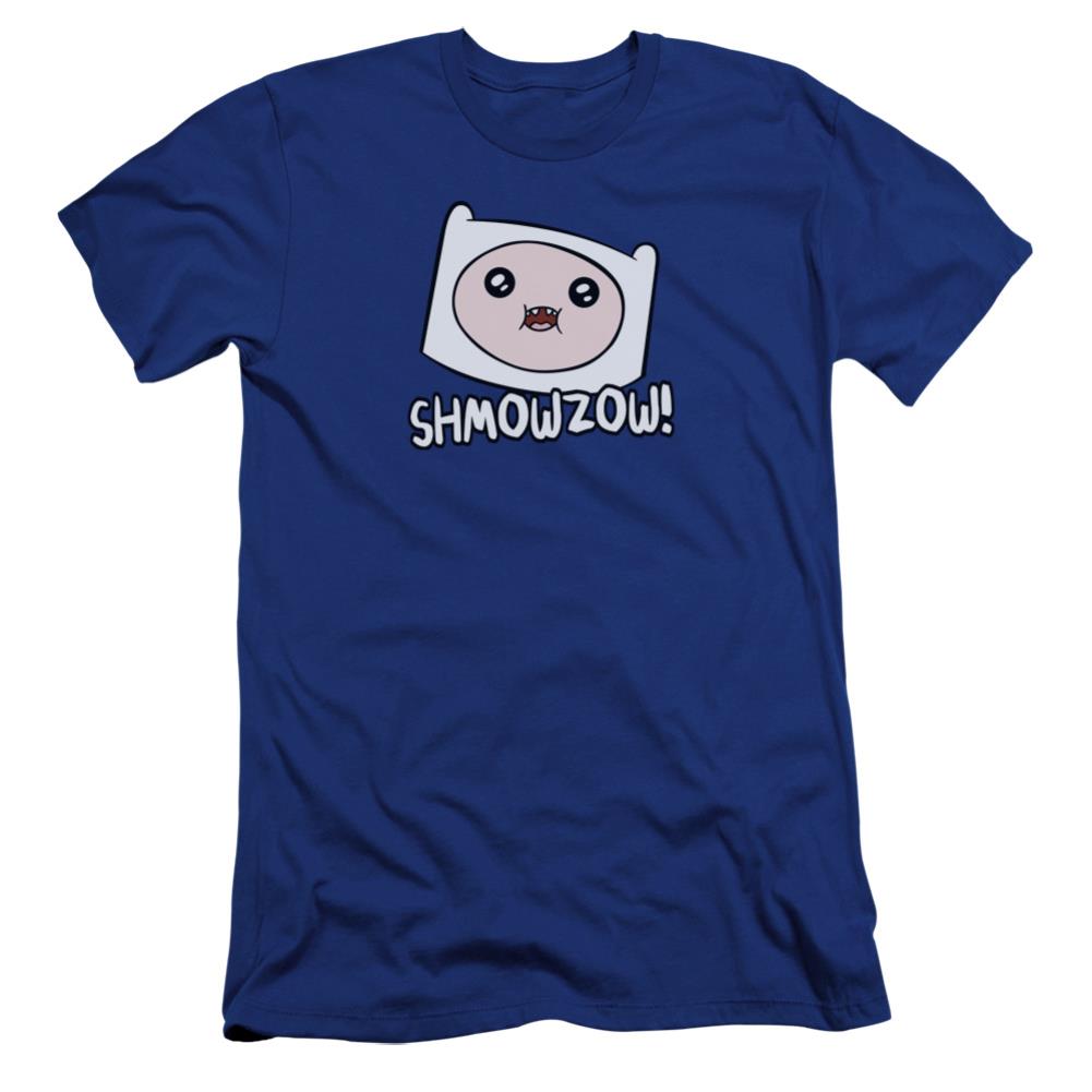 Adventure Time Shmowzow Men's Ultra-Soft 30/1 Cotton Slim Short-Sleeve T-Shirt