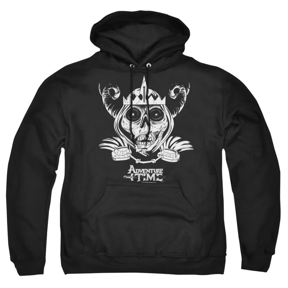 Adventure Time Skull Face Men's Pull-Over 75 25 Poly Hoodie