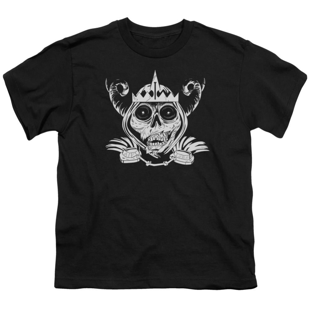 Adventure Time Skull Face Youth 18/1 100% Cotton Short-Sleeve T-Shirt