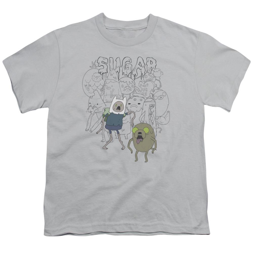 Adventure Time Sugar Zombies Youth 18/1 100% Cotton Short-Sleeve T-Shirt