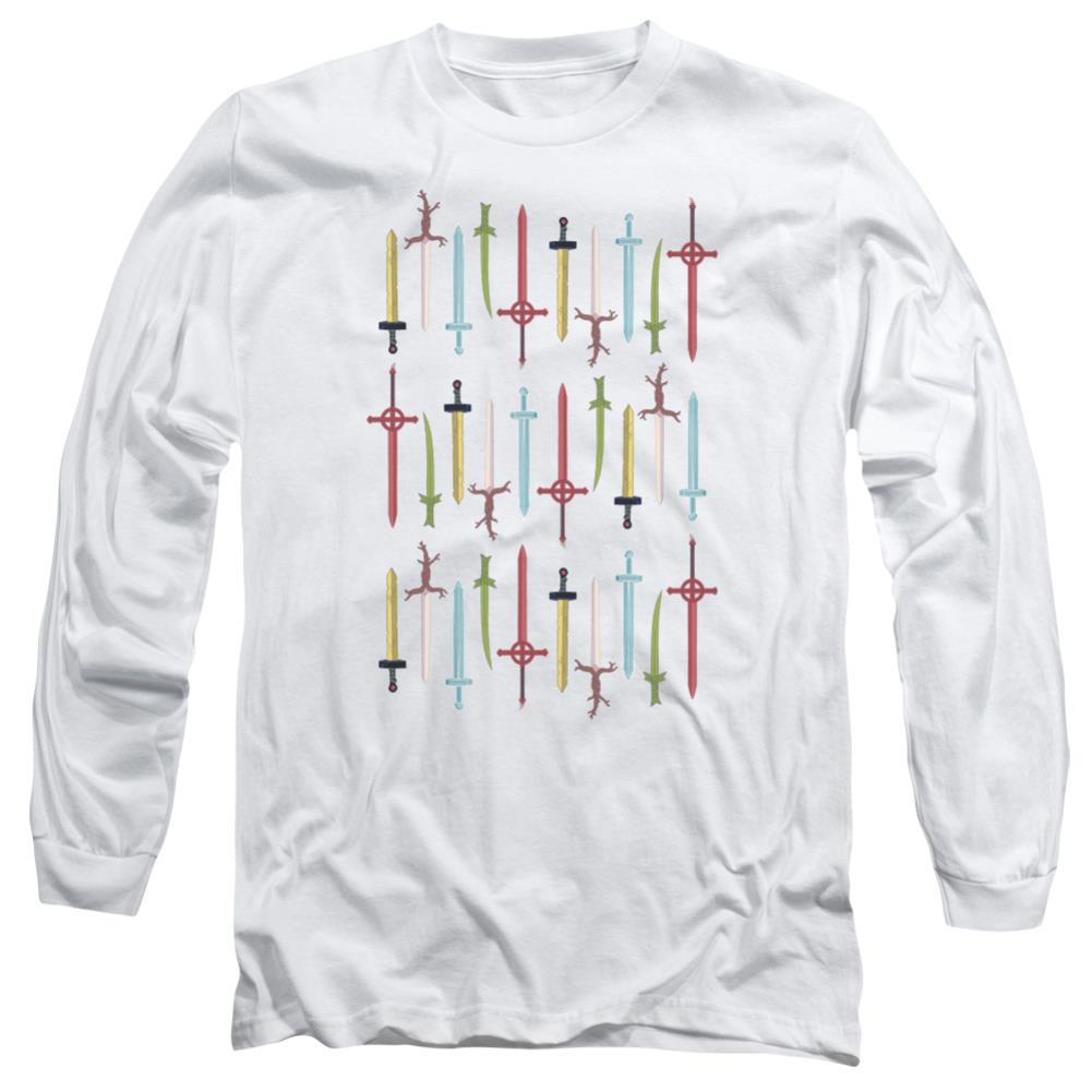 Adventure Time Swords Men's 18/1 Cotton Long-Sleeve T-Shirt