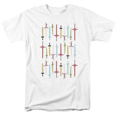 Adventure Time Swords Men's 18/1 Cotton Short-Sleeve T-Shirt