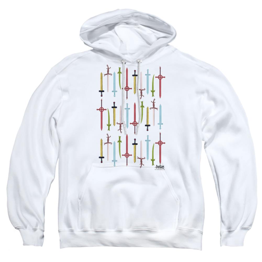 Adventure Time Swords Men's Pull-Over 75 25 Poly Hoodie
