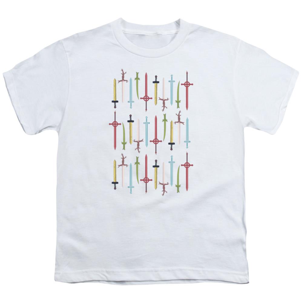 Adventure Time Swords Youth 18/1 100% Cotton Short-Sleeve T-Shirt