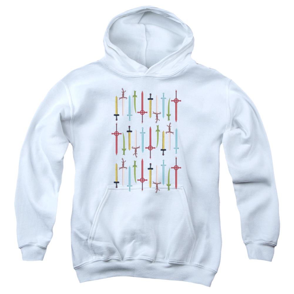 Adventure Time Swords Youth Cotton Poly Pull-Over Hoodie