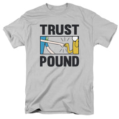 Adventure Time Trust Pound Men's 18/1 Cotton Short-Sleeve T-Shirt