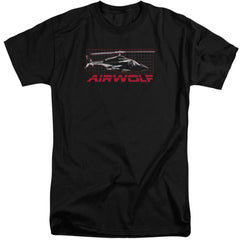Airwolf Grid Men's 18/1 Tall Cotton Short-Sleeve T-Shirt