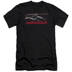 Airwolf Grid Men's Ultra-Soft 30/1 Cotton Slim Short-Sleeve T-Shirt