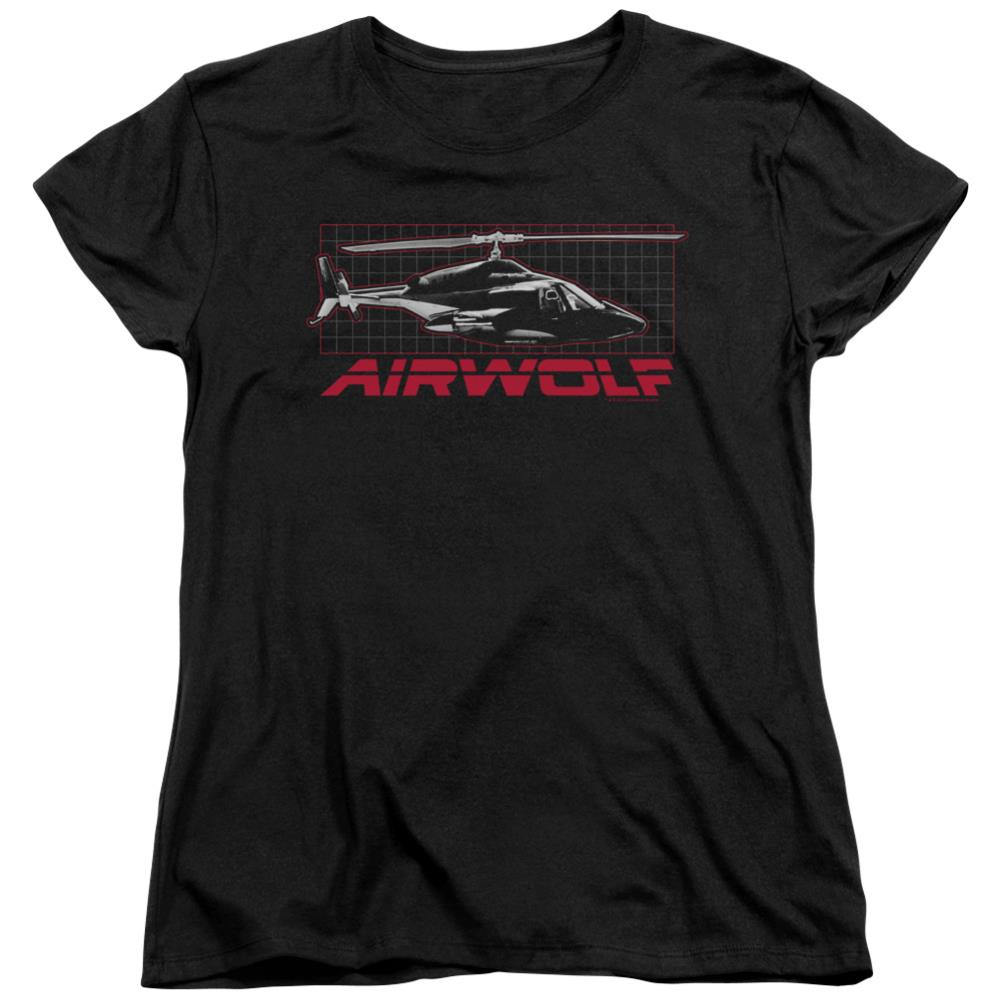Airwolf Grid Women's 18/1 Cotton Short-Sleeve T-Shirt