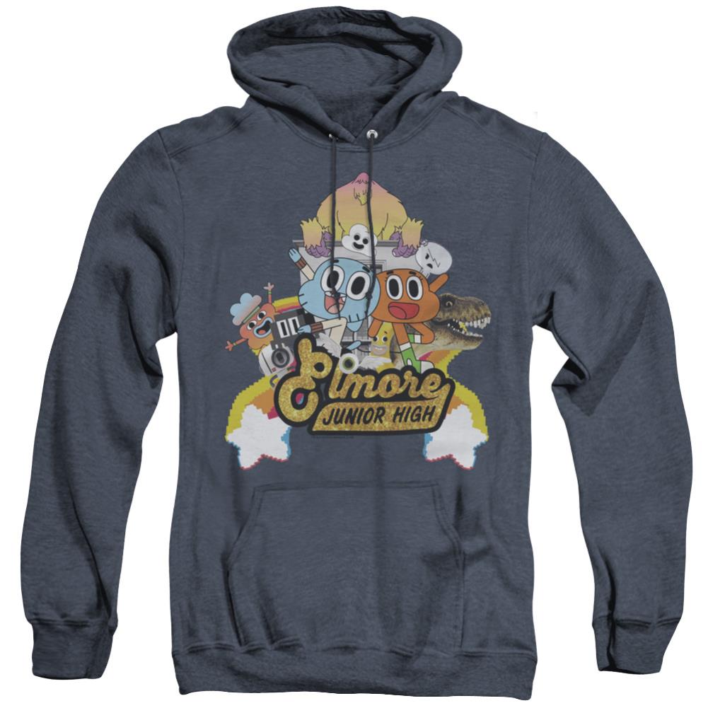 Amazing World Of Gumball Elmore Junior High Men's Pull-Over Hoodie