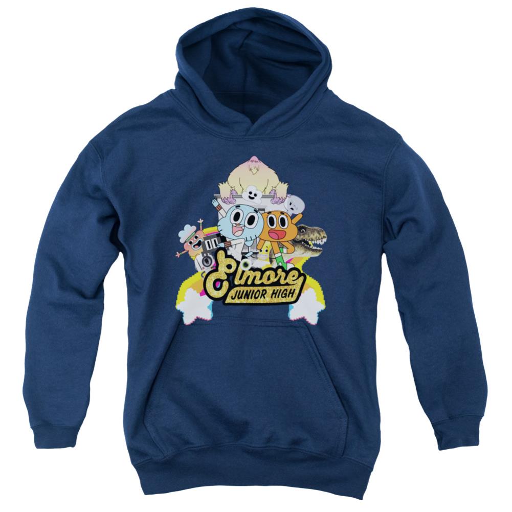 Amazing World Of Gumball Elmore Junior High Youth Cotton Poly Pull-Over Hoodie