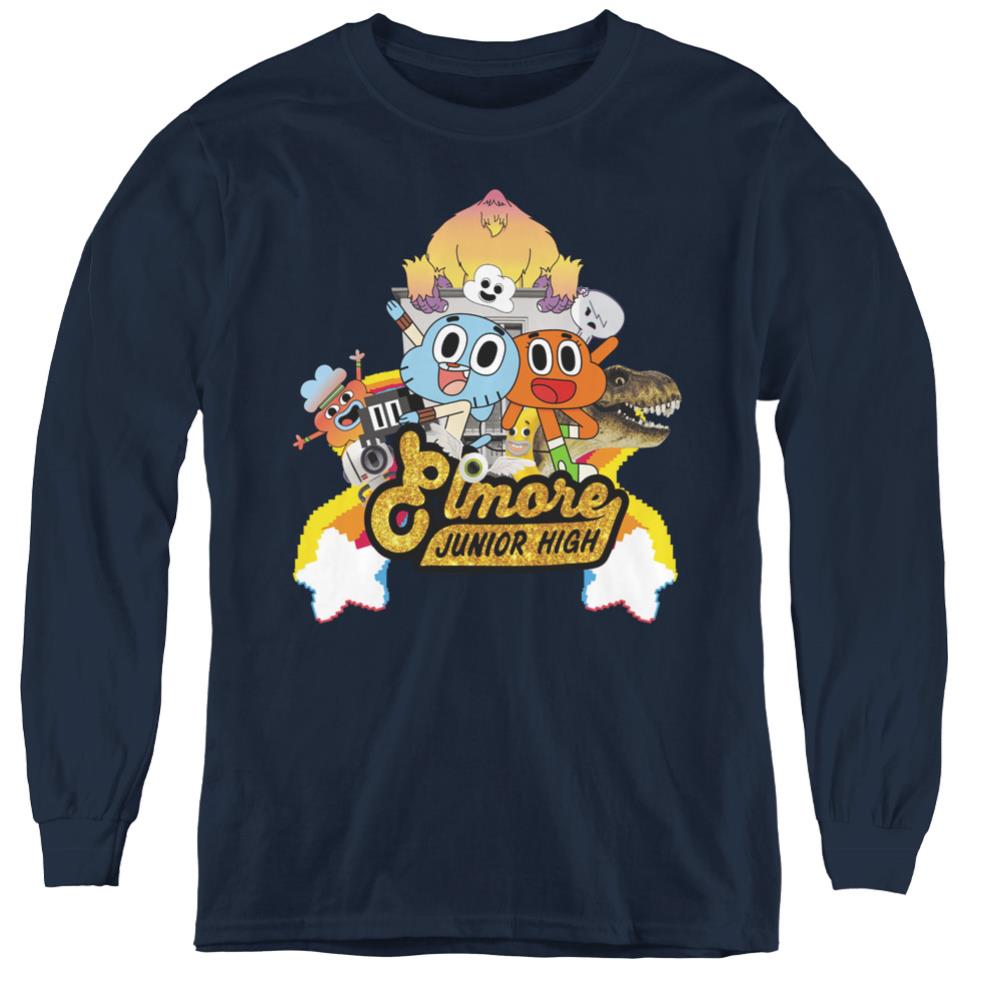Amazing World Of Gumball Elmore Junior High Youth Long-Sleeve T-Shirt
