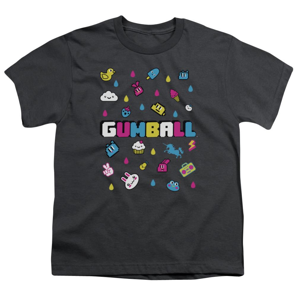 Amazing World Of Gumball Fun Drops Youth 18/1 100% Cotton Short-Sleeve T-Shirt