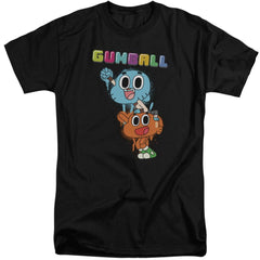 Amazing World Of Gumball Gumball Spray Men's 18/1 Tall Cotton Short-Sleeve T-Shirt