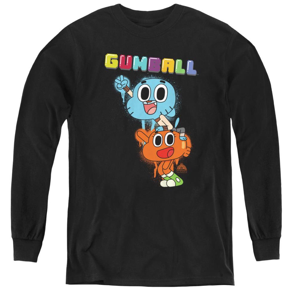 Amazing World Of Gumball Gumball Spray Youth Long-Sleeve T-Shirt