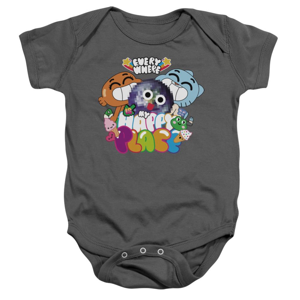 Amazing World Of Gumball Happy Place Infant's Cotton SS Snapsuit