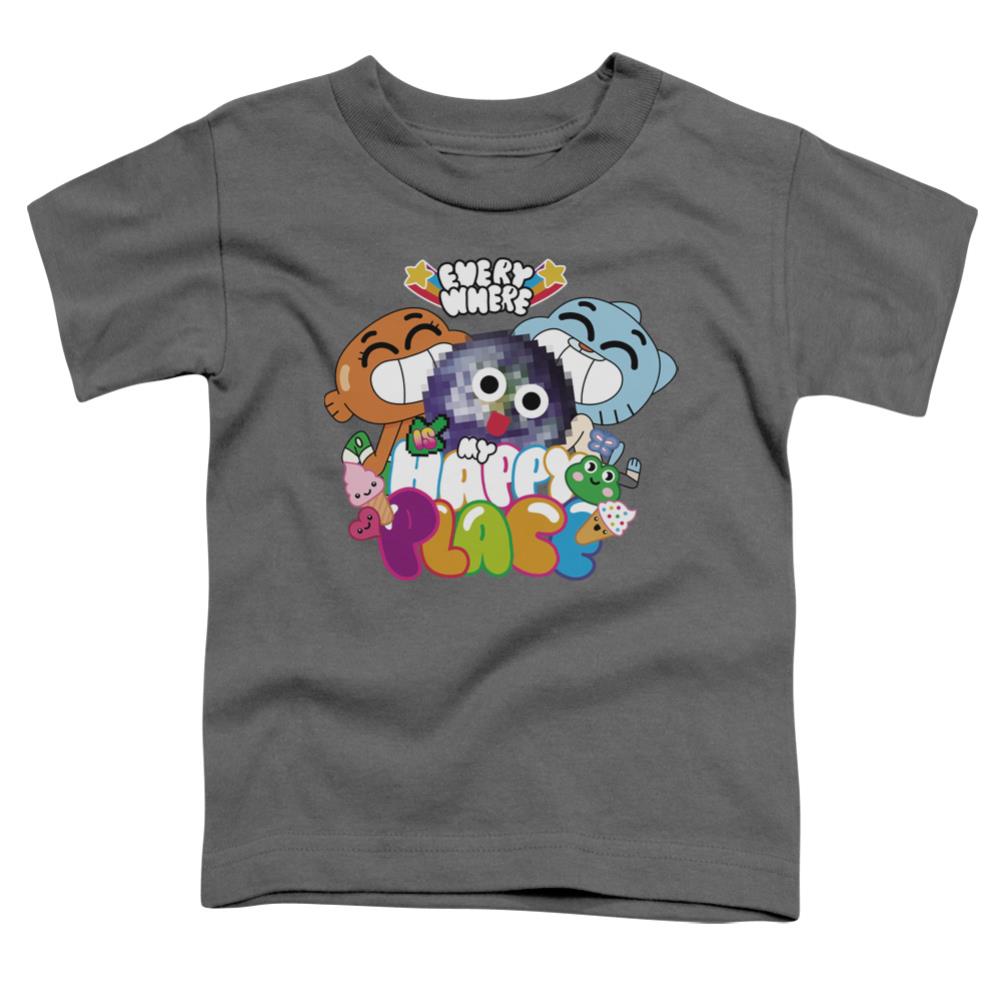Amazing World Of Gumball Happy Place Toddler 18/1 Cotton Short-Sleeve T-Shirt