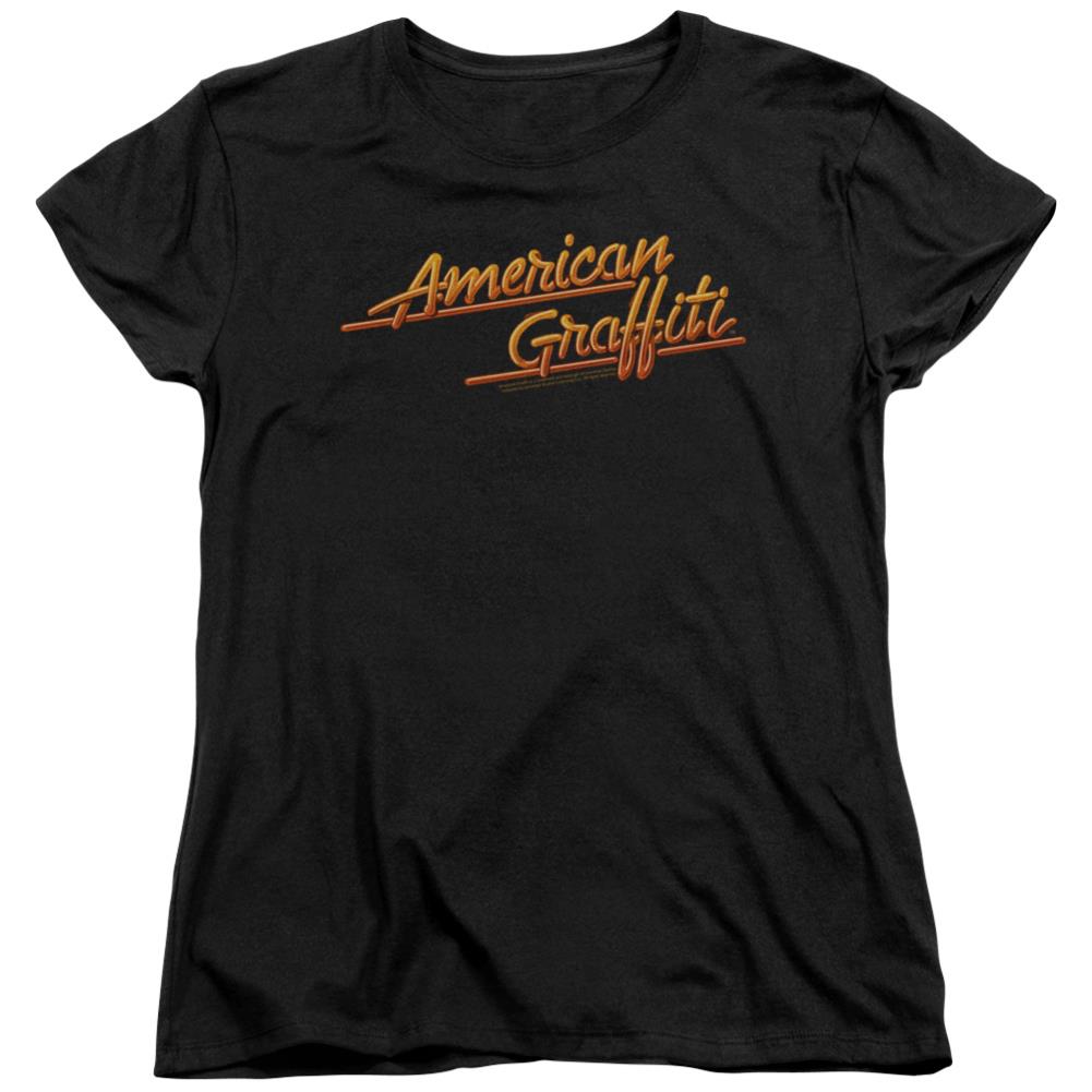 American Graffiti Neon Logo Women's 18/1 Cotton Short-Sleeve T-Shirt