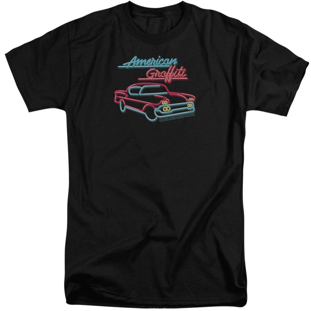 American Graffiti Neon Men's 18/1 Tall Cotton Short-Sleeve T-Shirt