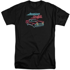 American Graffiti Neon Men's 18/1 Tall Cotton Short-Sleeve T-Shirt