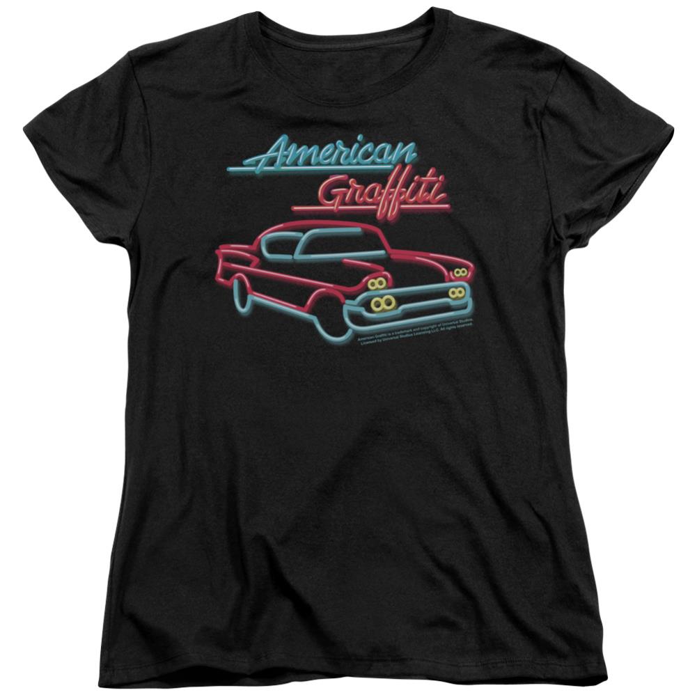 American Graffiti Neon Women's 18/1 Cotton Short-Sleeve T-Shirt