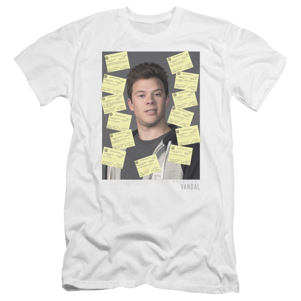 American Vandal Detention Men's Ultra-Soft 30/1 Cotton Slim Short-Sleeve T-Shirt