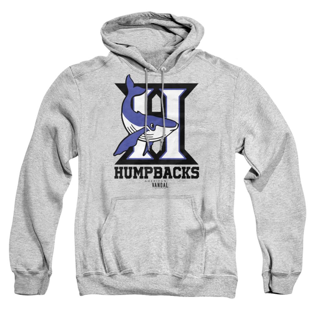 American Vandal Humpbacks Men's Pull-Over 75 25 Poly Hoodie