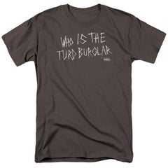 American Vandal Turd Burglar Men's 18/1 Cotton Short-Sleeve T-Shirt