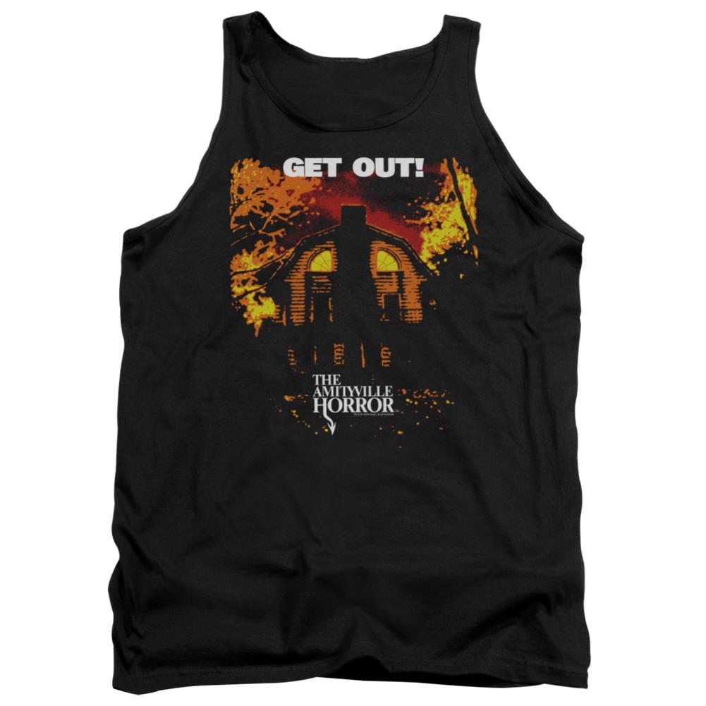 Amityville Horror Get Out Men's 18/1 Cotton Tank Top