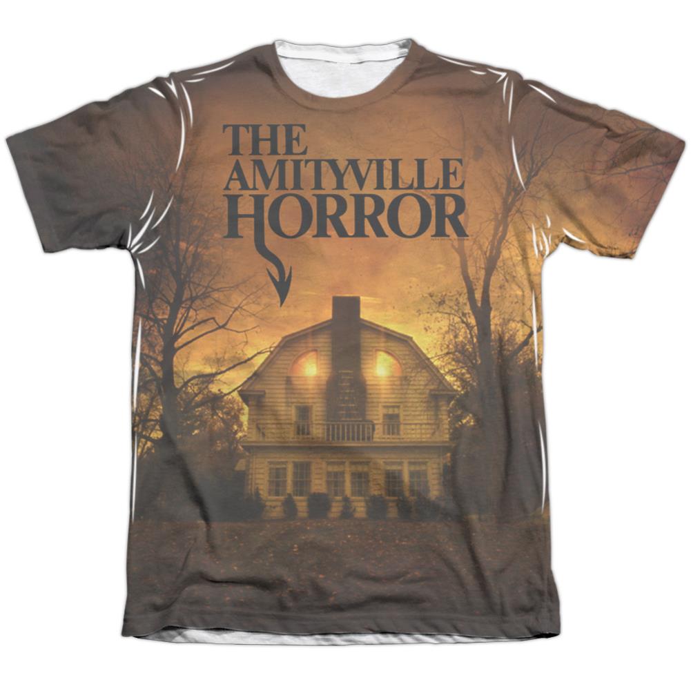 Amityville Horror House Men's Regular Fit Poly Cotton Short-Sleeve T-Shirt