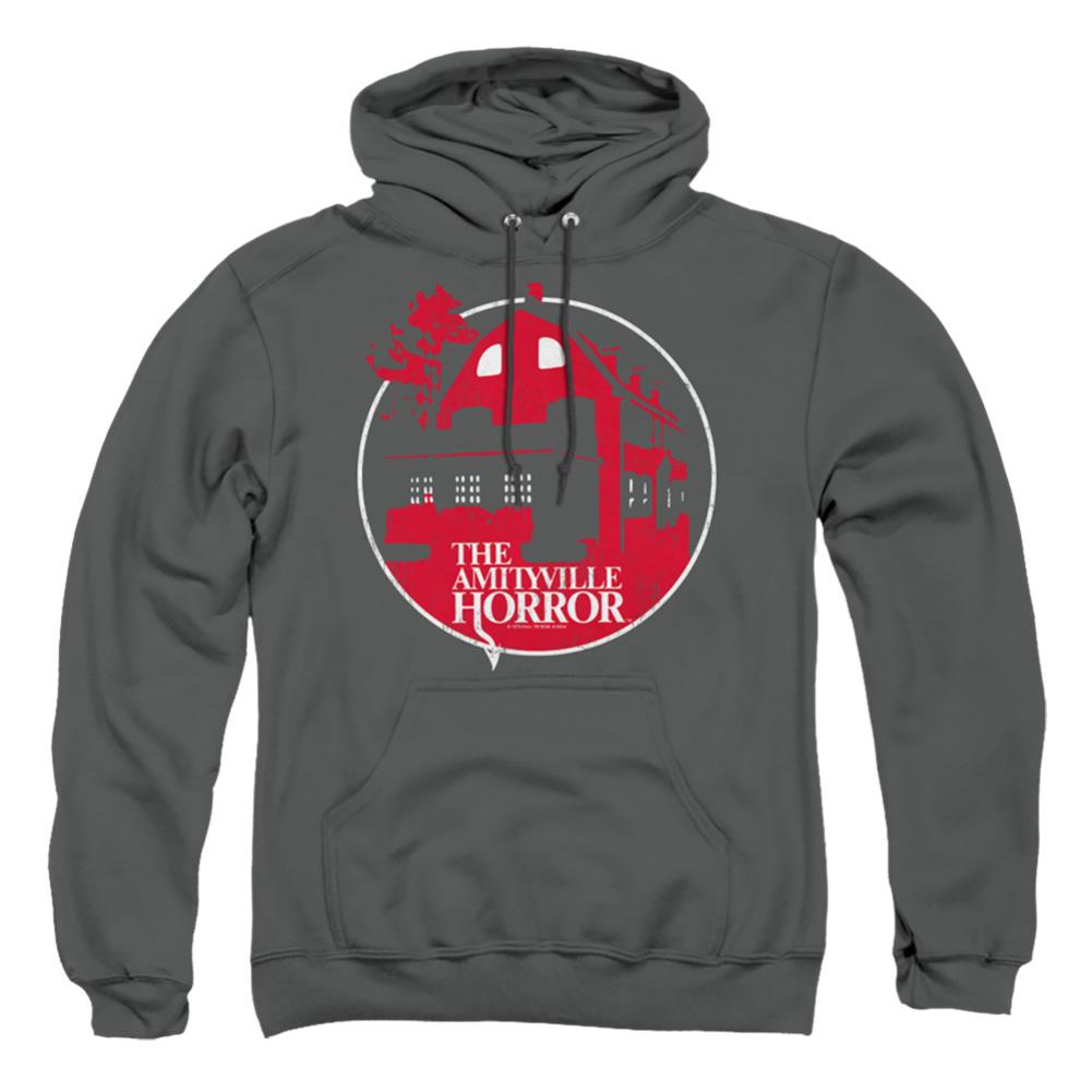 Amityville Horror Red House Men's Pull-Over 75 25 Poly Hoodie