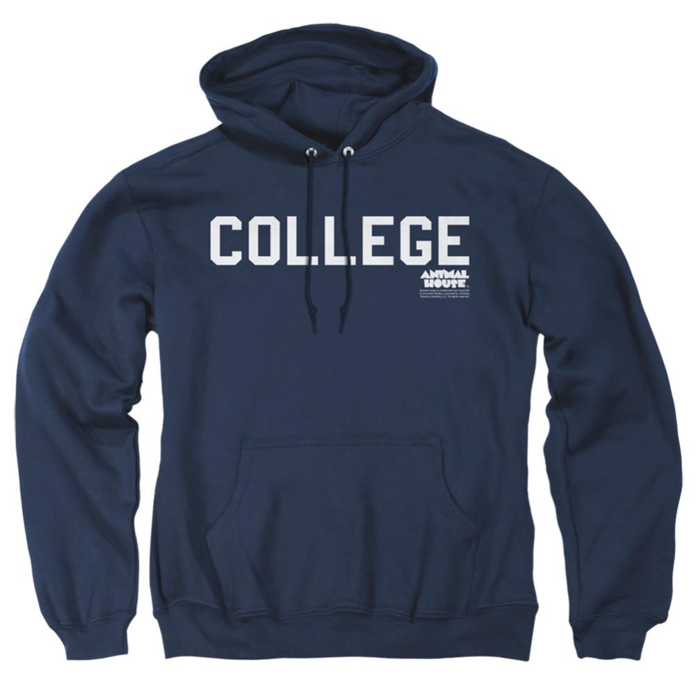 Animal House College Men's Pull-Over 75 25 Poly Hoodie