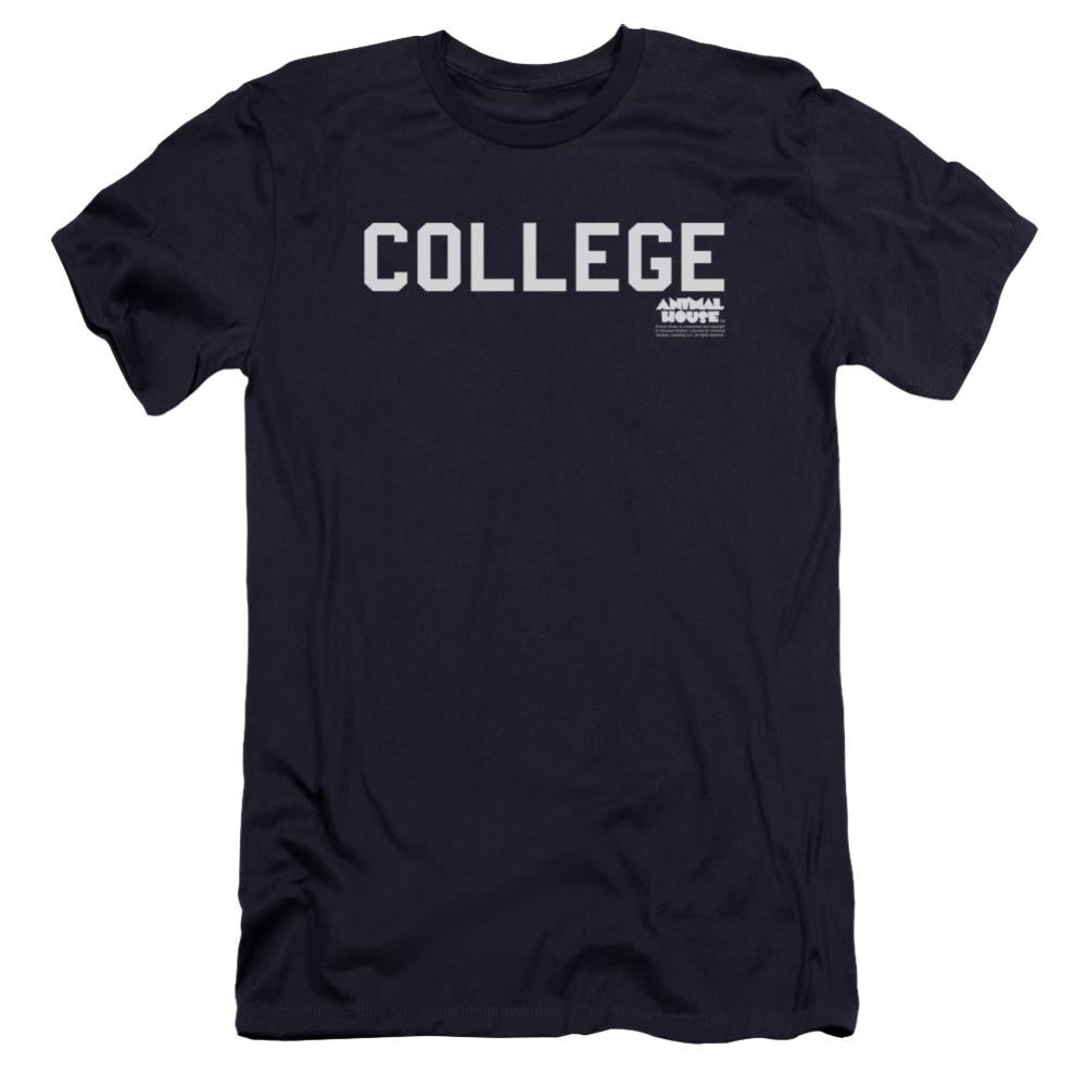 Animal House College Men's Ultra-Soft 30/1 Cotton Slim Short-Sleeve T-Shirt