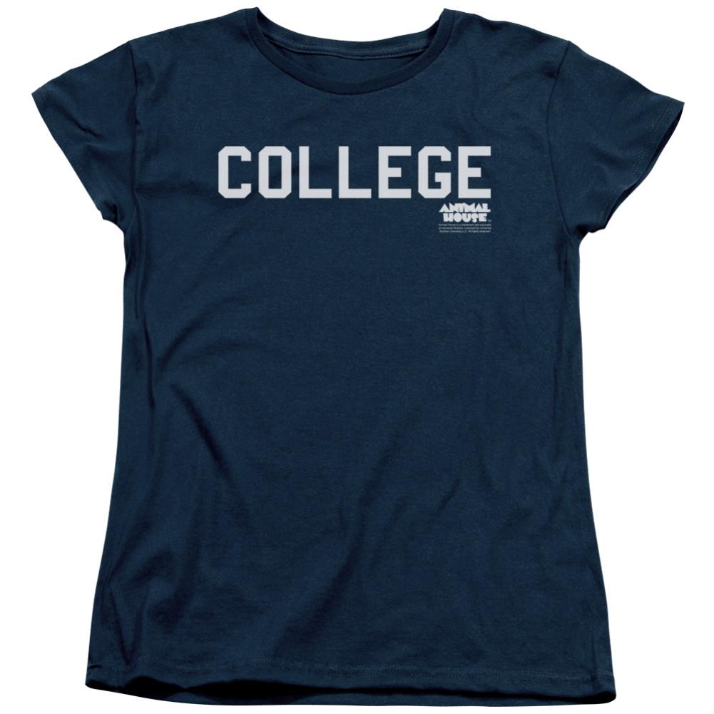 Animal House College Women's 18/1 Cotton Short-Sleeve T-Shirt