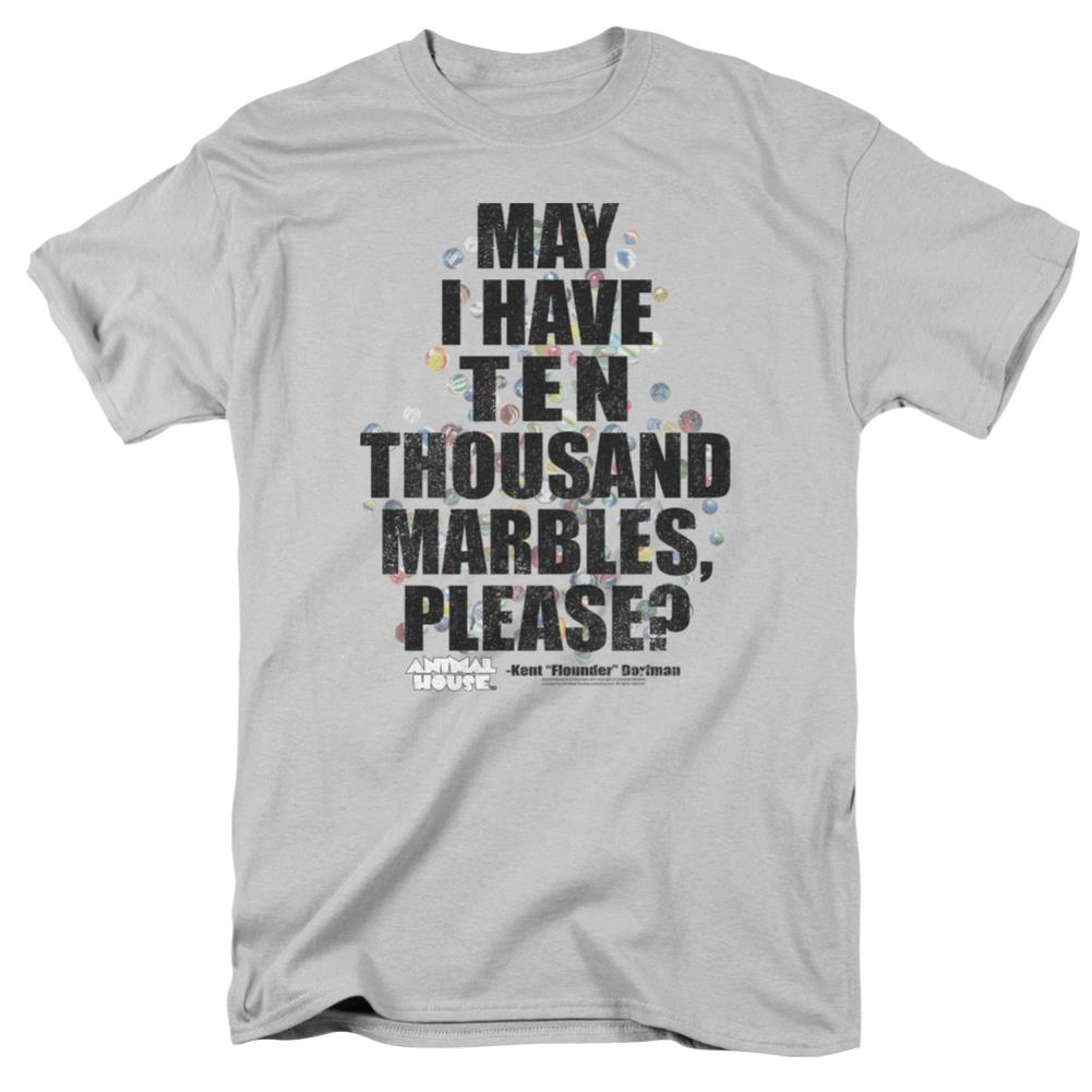 Animal House Marbles Men's 18/1 Cotton Short-Sleeve T-Shirt