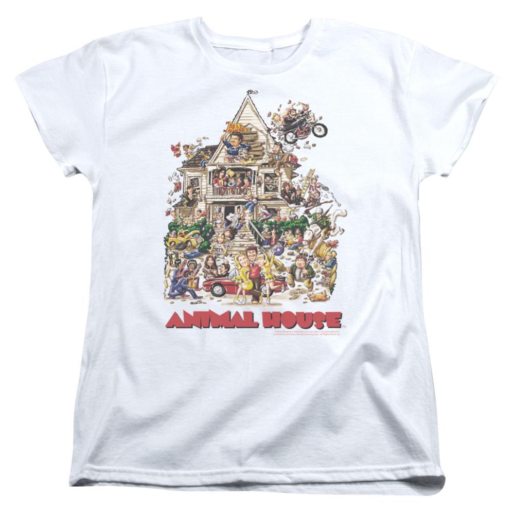 Animal House Poster Art Women's 18/1 Cotton Short-Sleeve T-Shirt