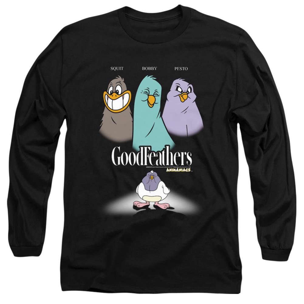 Animaniacs Goodfeathers Men's 18/1 Cotton Long-Sleeve T-Shirt