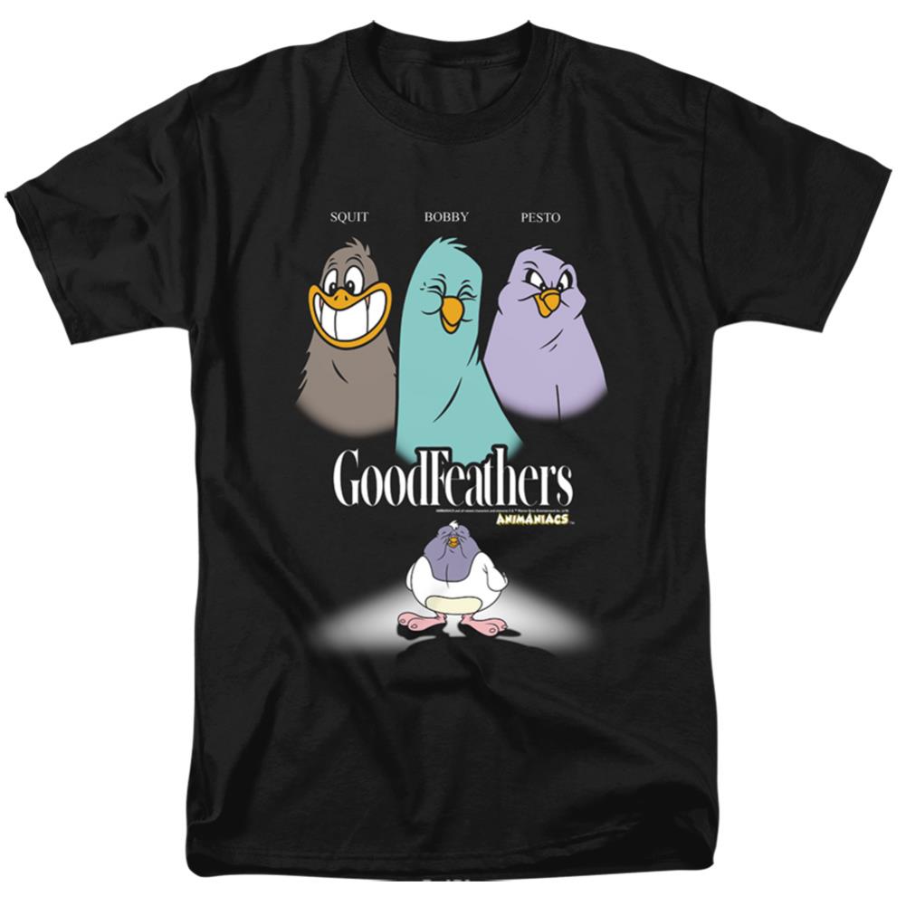 Animaniacs Goodfeathers Men's 18/1 Cotton Short-Sleeve T-Shirt