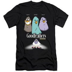 Animaniacs Goodfeathers Men's Ultra-Soft 30/1 Cotton Slim Short-Sleeve T-Shirt