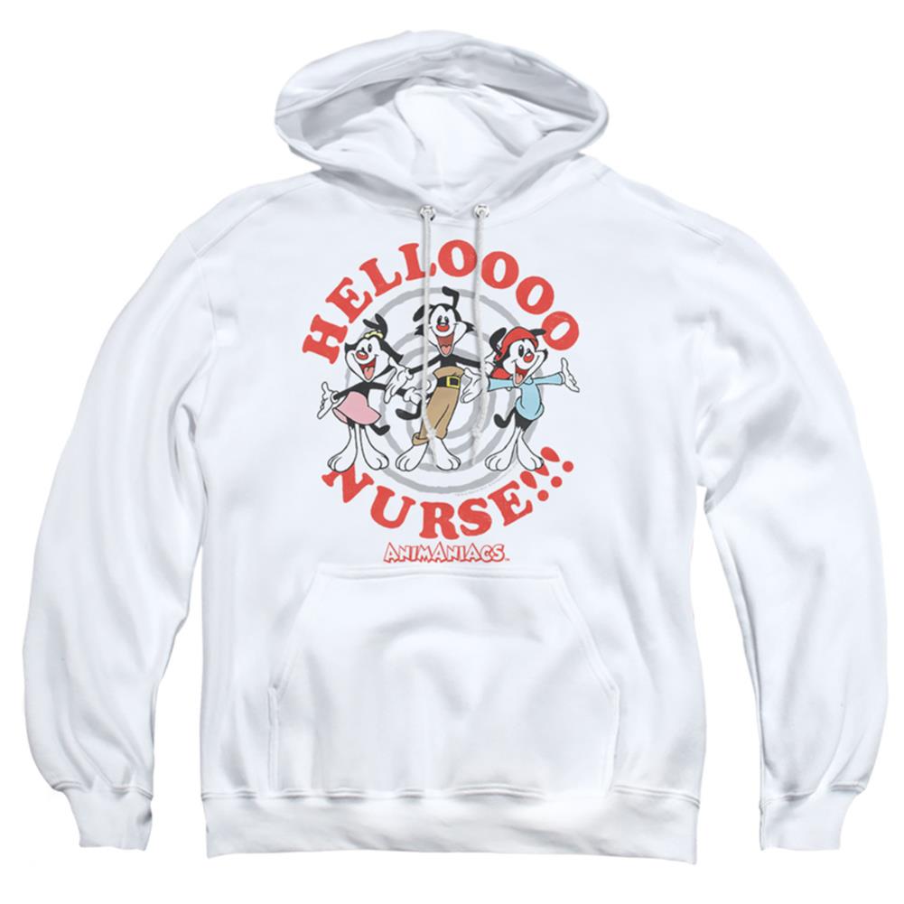 Animaniacs Hello Nurse Men's Pull-Over 75 25 Poly Hoodie