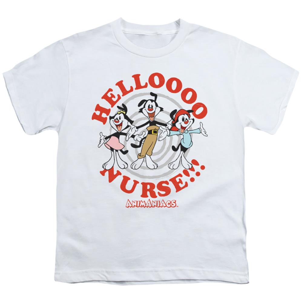 Animaniacs Hello Nurse Youth 18/1 100% Cotton Short-Sleeve T-Shirt