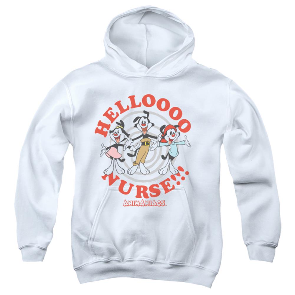 Animaniacs Hello Nurse Youth Cotton Poly Pull-Over Hoodie
