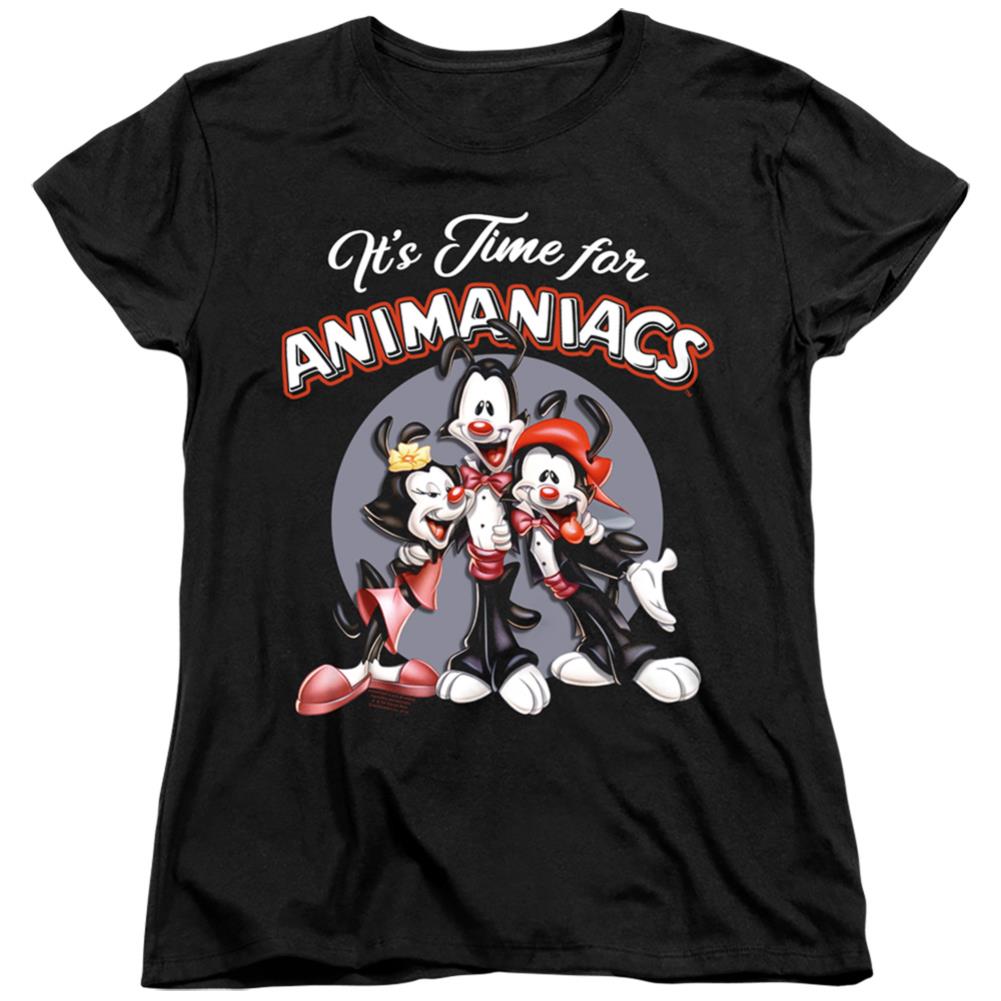 Animaniacs Its Time For Women's 18/1 Cotton Short-Sleeve T-Shirt